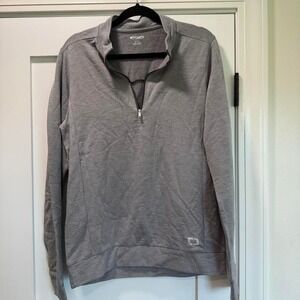 Gray Ogio quarter zip sweatshirt in size M